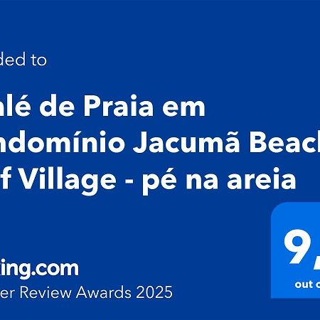 Chale De Praia Em Condominio Jacuma Beach & Golf Village - Pe Na Areia Exterior foto